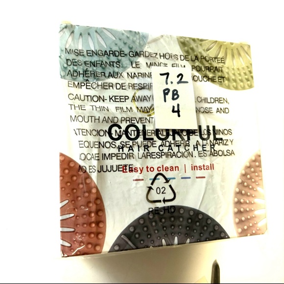 Gotega 5 Colorful hair catchers for bath or kitchen 5” NIB - Picture 7 of 8